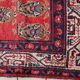 Handmade vintage Persian Hamadan rug 137cm x 210cm, 1960s
