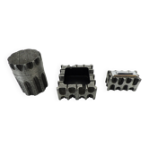 Casper Studioguss 1970s Aluminum Brutalist Smoking Set