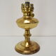 Vintage brass table lamp, czechoslovakia, 1950's.