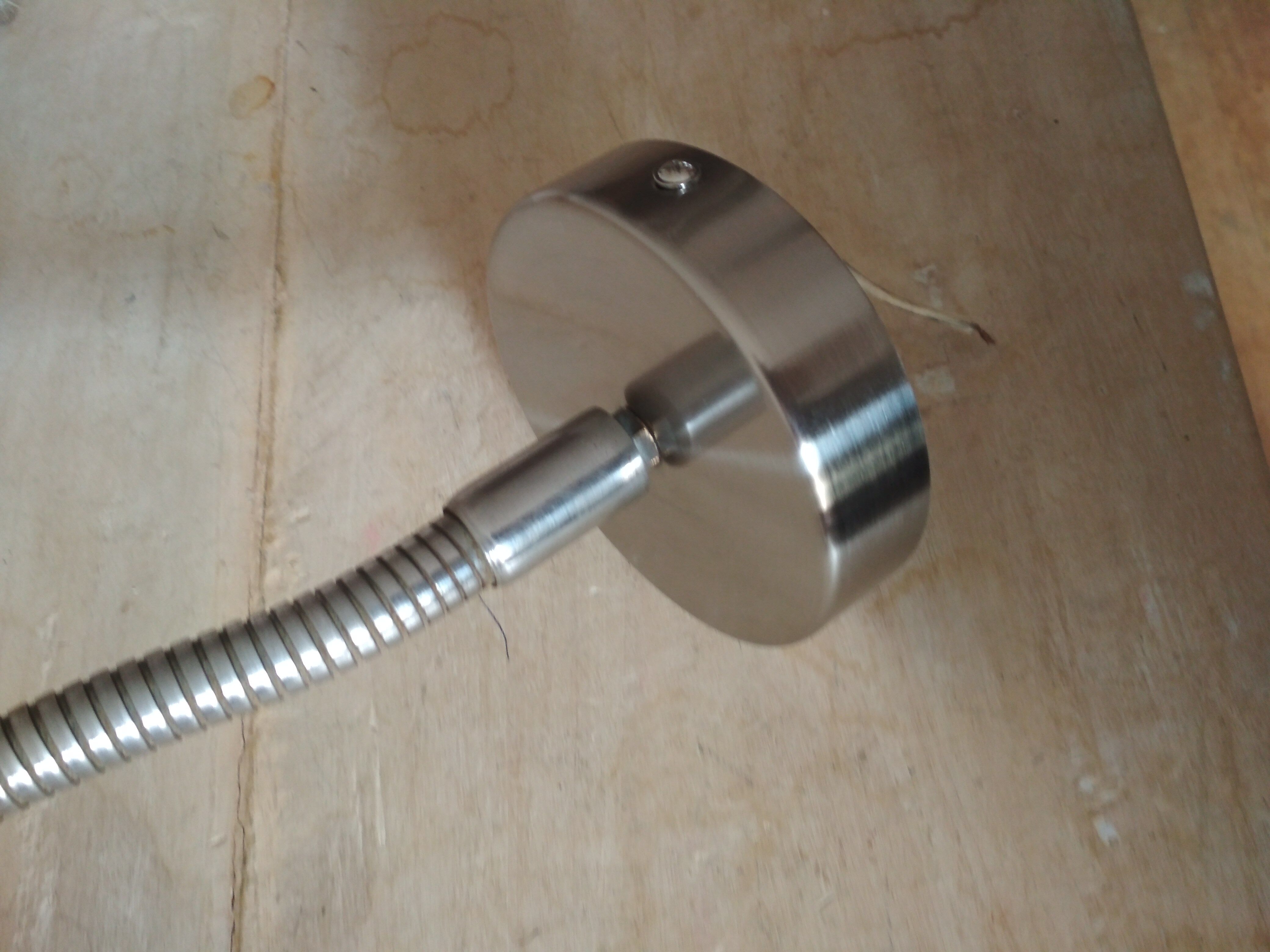 Industrial wall lamp office - flexible rod