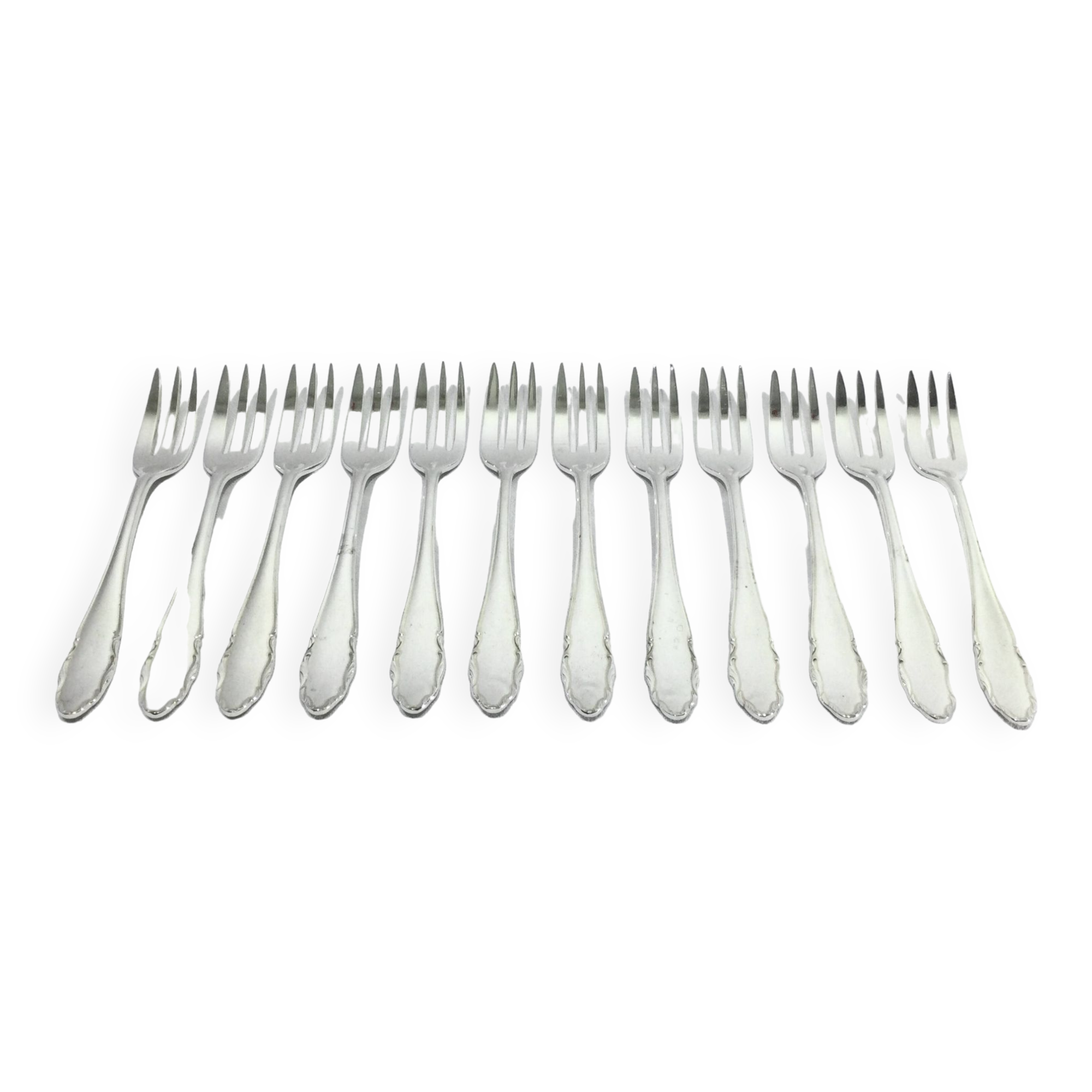 WMF – 12 silver-plated cake forks