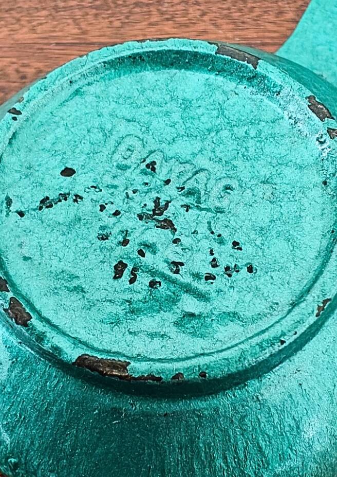 Mosaic and Brass Ashtray from the 1960s