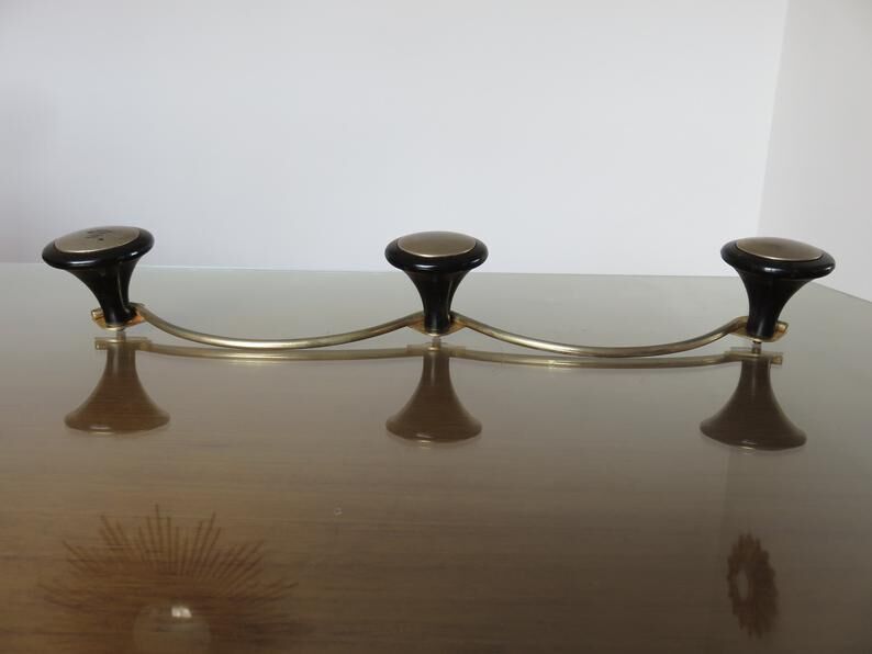 Bakelite coat door and gold metal 50 60s
