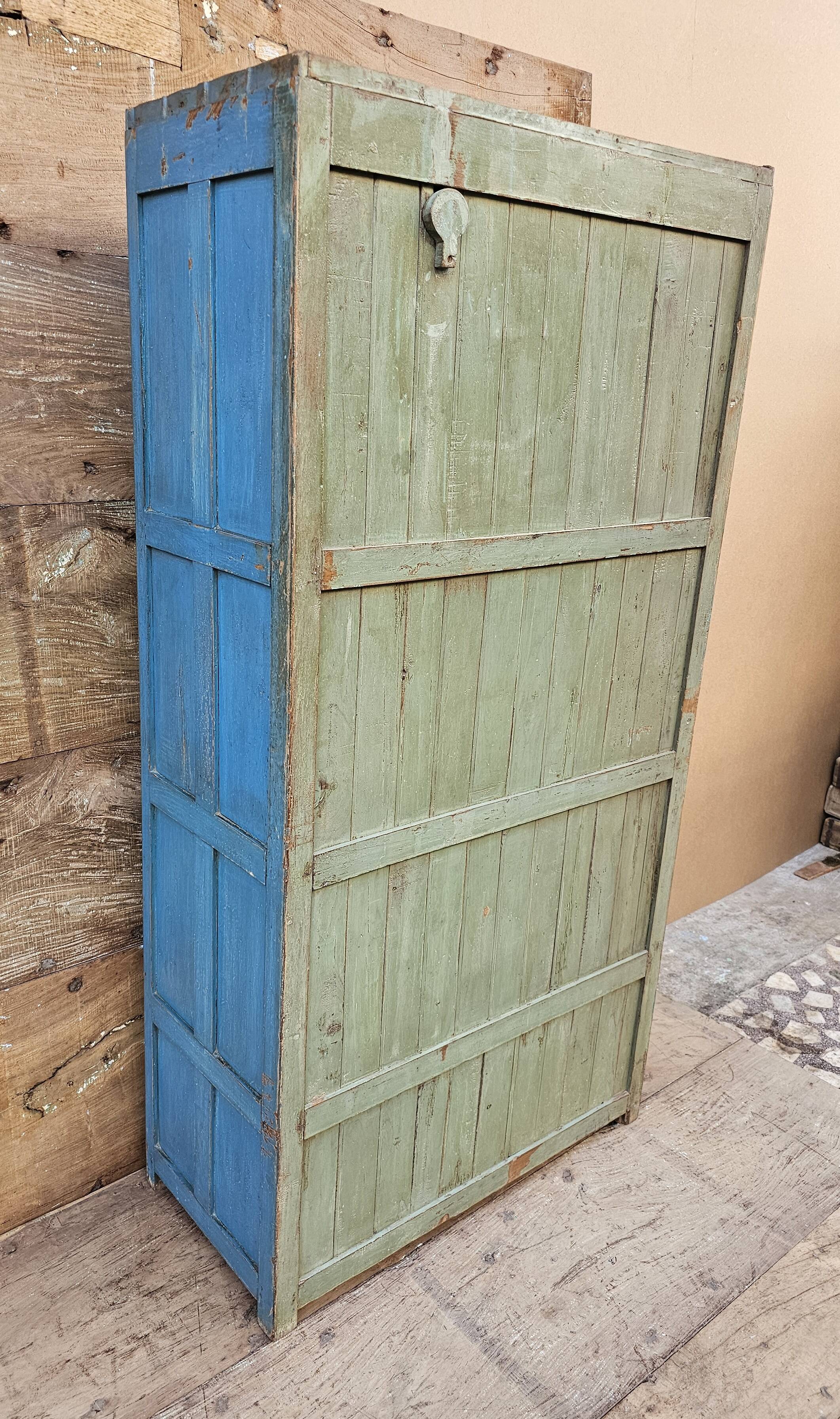 Vintage Art Deco radio cabinet in Burmese teak.