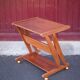 Wheeled service, wooden furniture