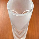 Vintage glass vase from the German Malachit series by Peill & Putzler, 1970s.