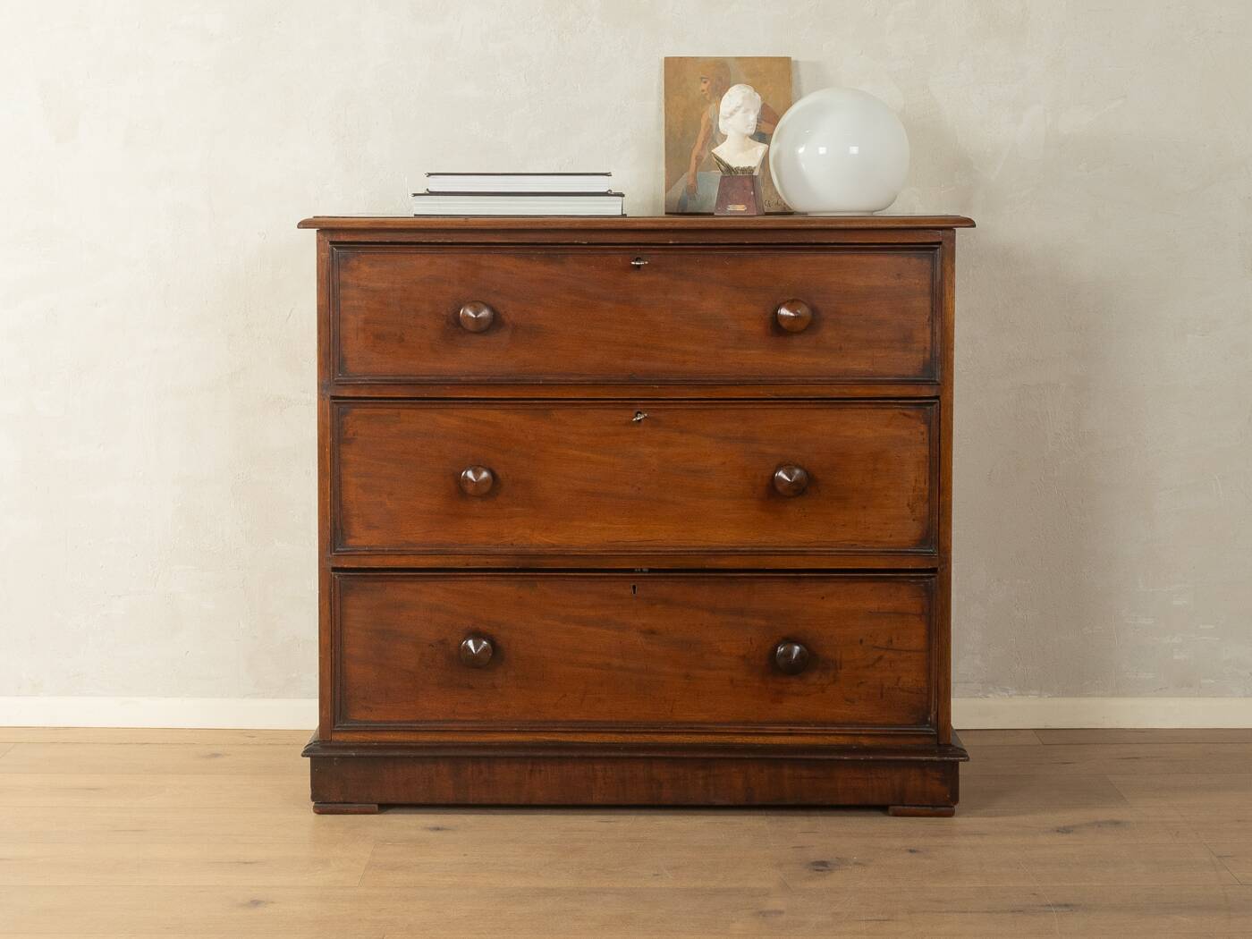 Commode en lin victorien, vers 1840