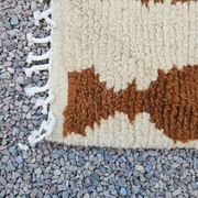 Handmade Beni Ouraine hallway rug, size 75 x 300 cm