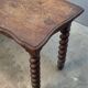 Console en bois massif pieds tournés