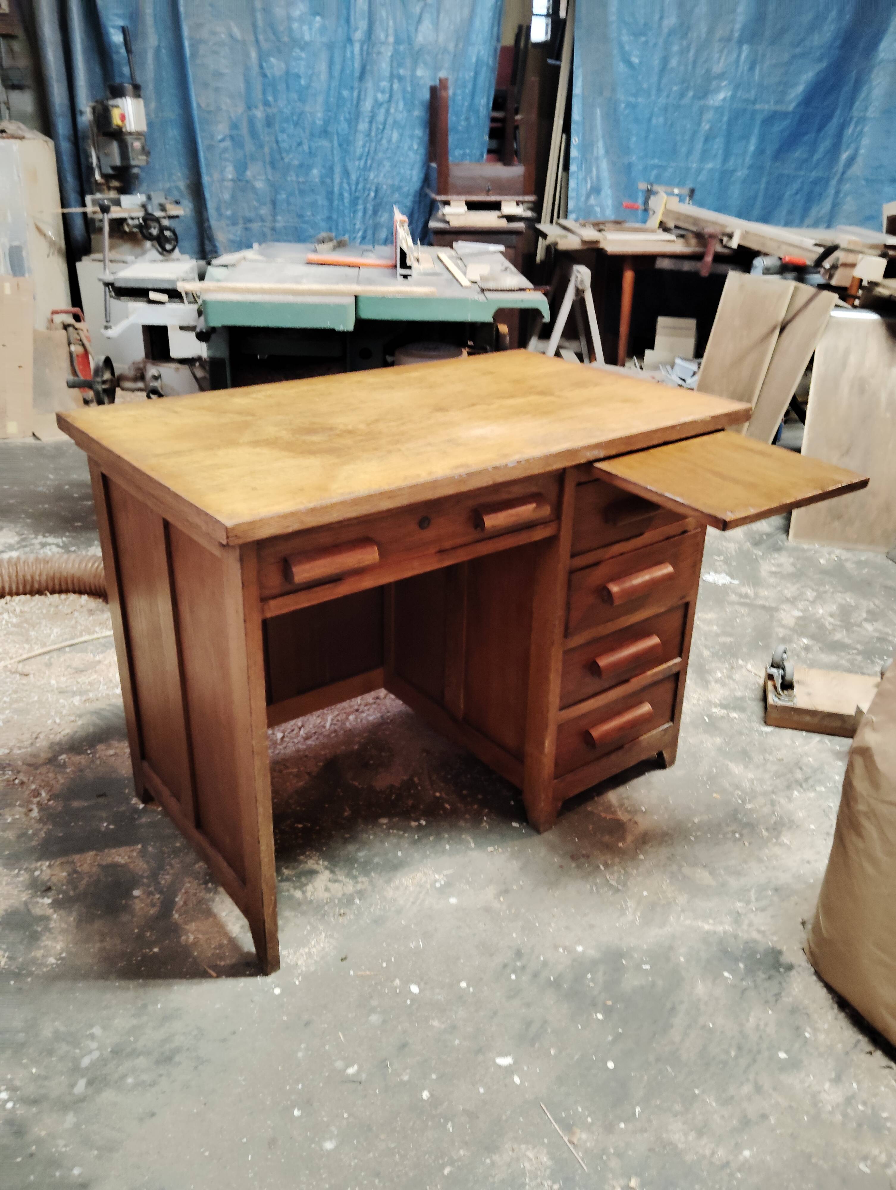 Vintage teacher's desk