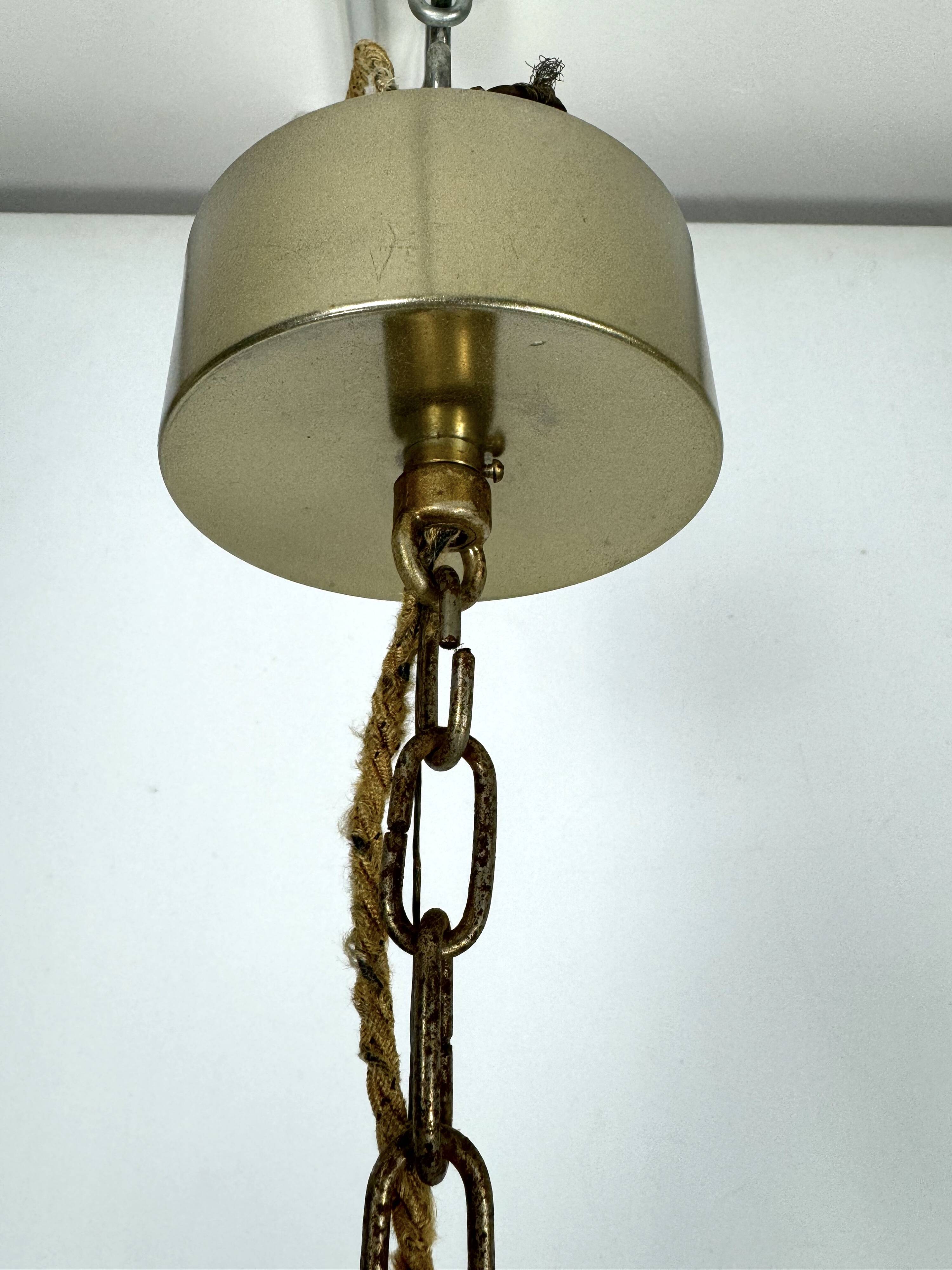 Sciolari 9 lights slight gilded chrome and perspex Chandelier model Ice, Italy 60s