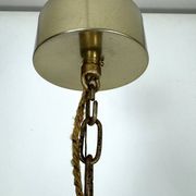 Sciolari 9 lights slight gilded chrome and perspex Chandelier model Ice, Italy 60s