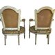 SET OF ARMCHAIRS LOUIS XVI PERIOD gendarme hat 18TH