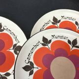 8 Gien cheese plates
