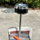 Vintage 70s Standing Ashtray - Shelf & Magazine/Newspaper Holder