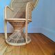 Emmanuelle wicker armchair