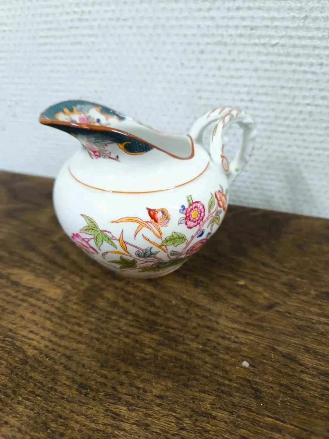 Small milk jug Sarreguemines Minton 215