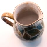 Sixties pitcher with foliage by Jean-Claude Malarmey in Vallauris