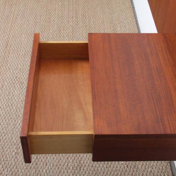 Vintage Scandinavian teak headboard from the 1960s