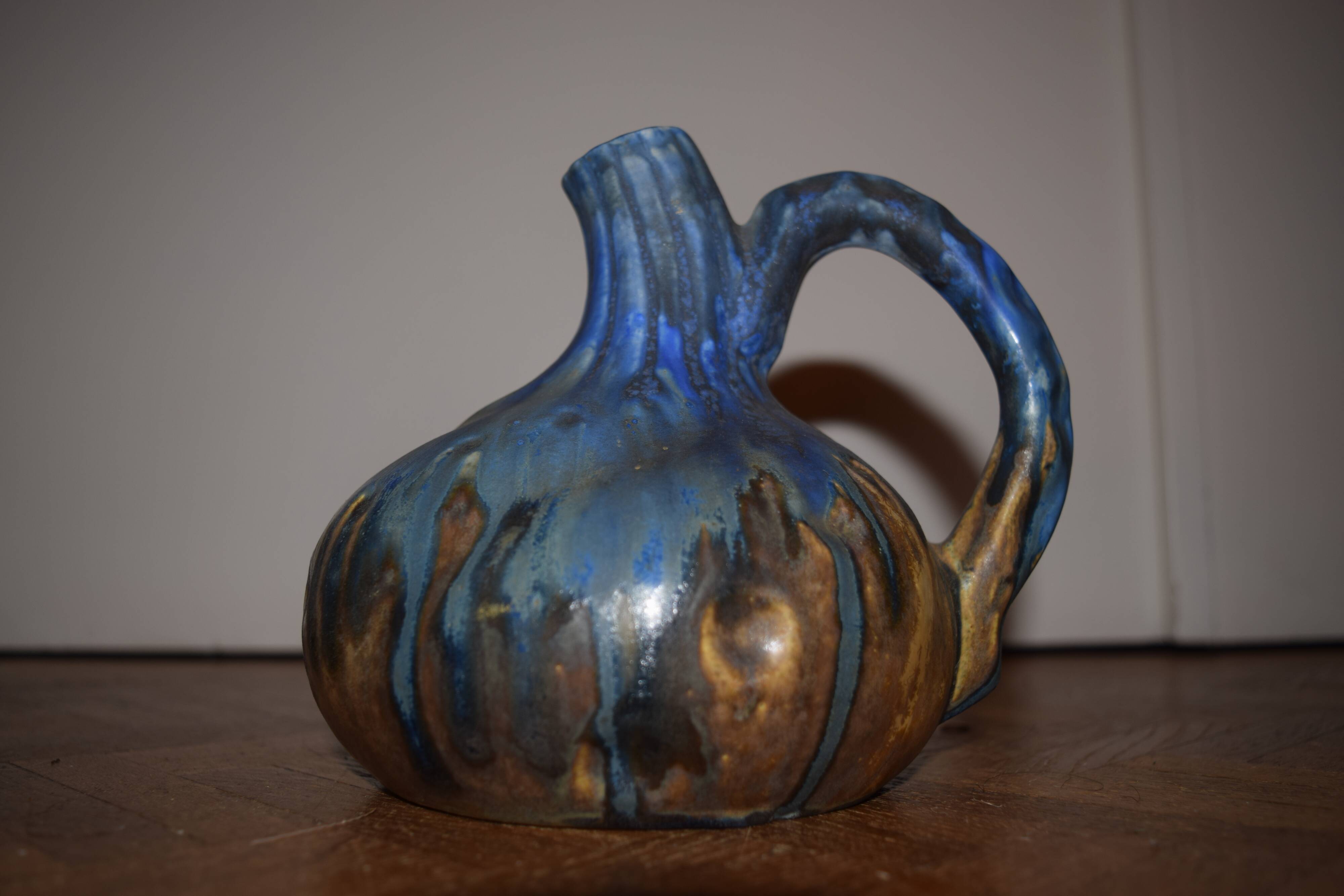 Martin signed stoneware vase