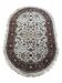 Tapis persan oval fait main 185cm x 120cm