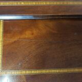 Inlaid trundle table 19th