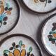 Set 4 assiettes dessert Corfou Boch 1966