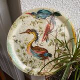 Round fiberglass bird tray.