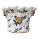 Bouquetière murale pique-fleurs porcelaine