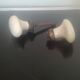 Old pair of porcelain door handles