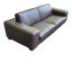 Canapé 3 places de luxe en cuir marron chocolat Roche bobois 235cm