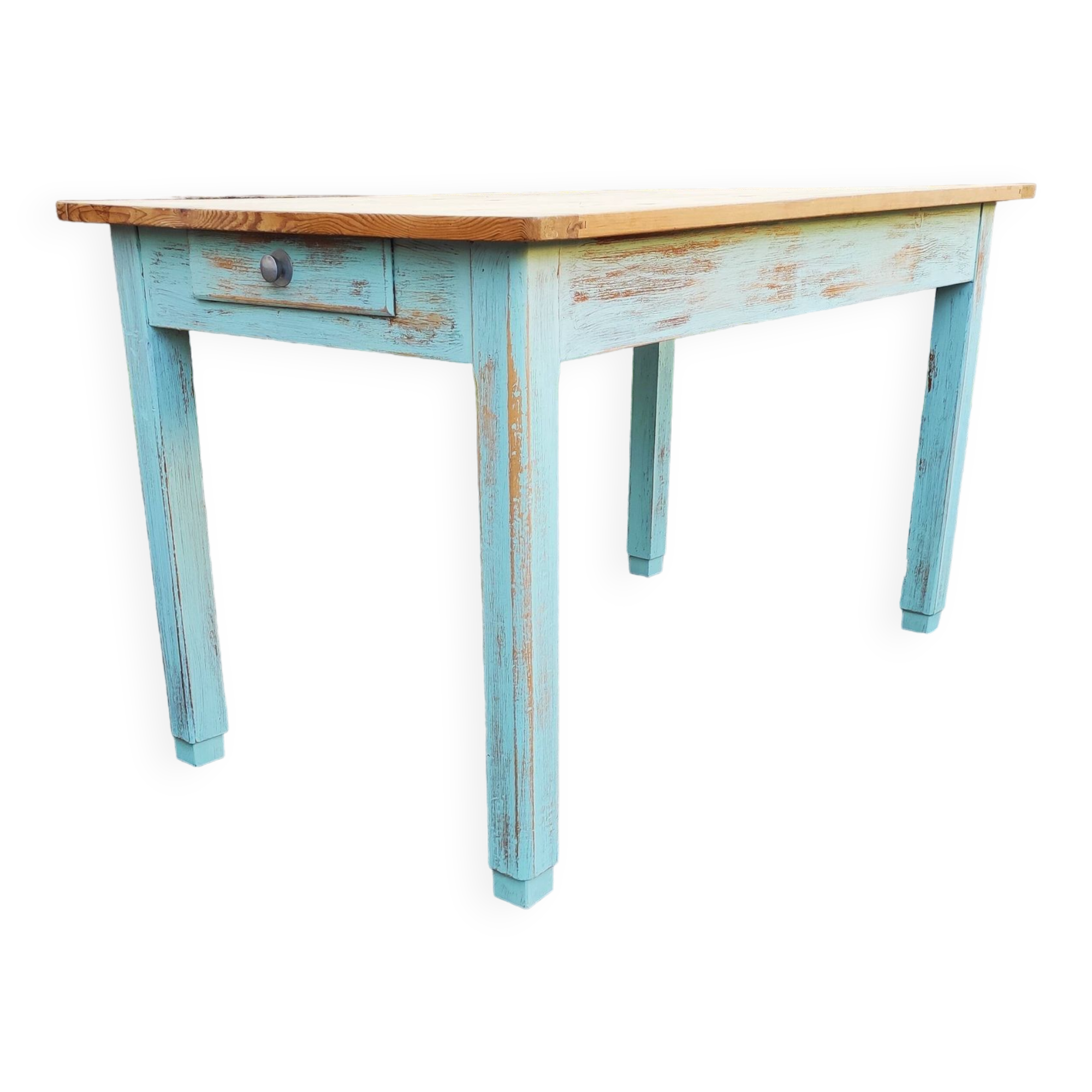 Weathered farm table