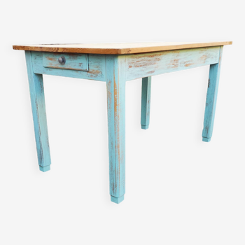 Weathered farm table
