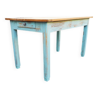 Weathered farm table