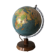 Globe terrestre de Räth ex-RDA vintage 1960 33cm