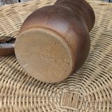 Signed stoneware pitcher