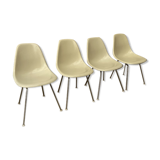 4 DSX chairs by Ray & Charles Eames for Herman Miller 1970