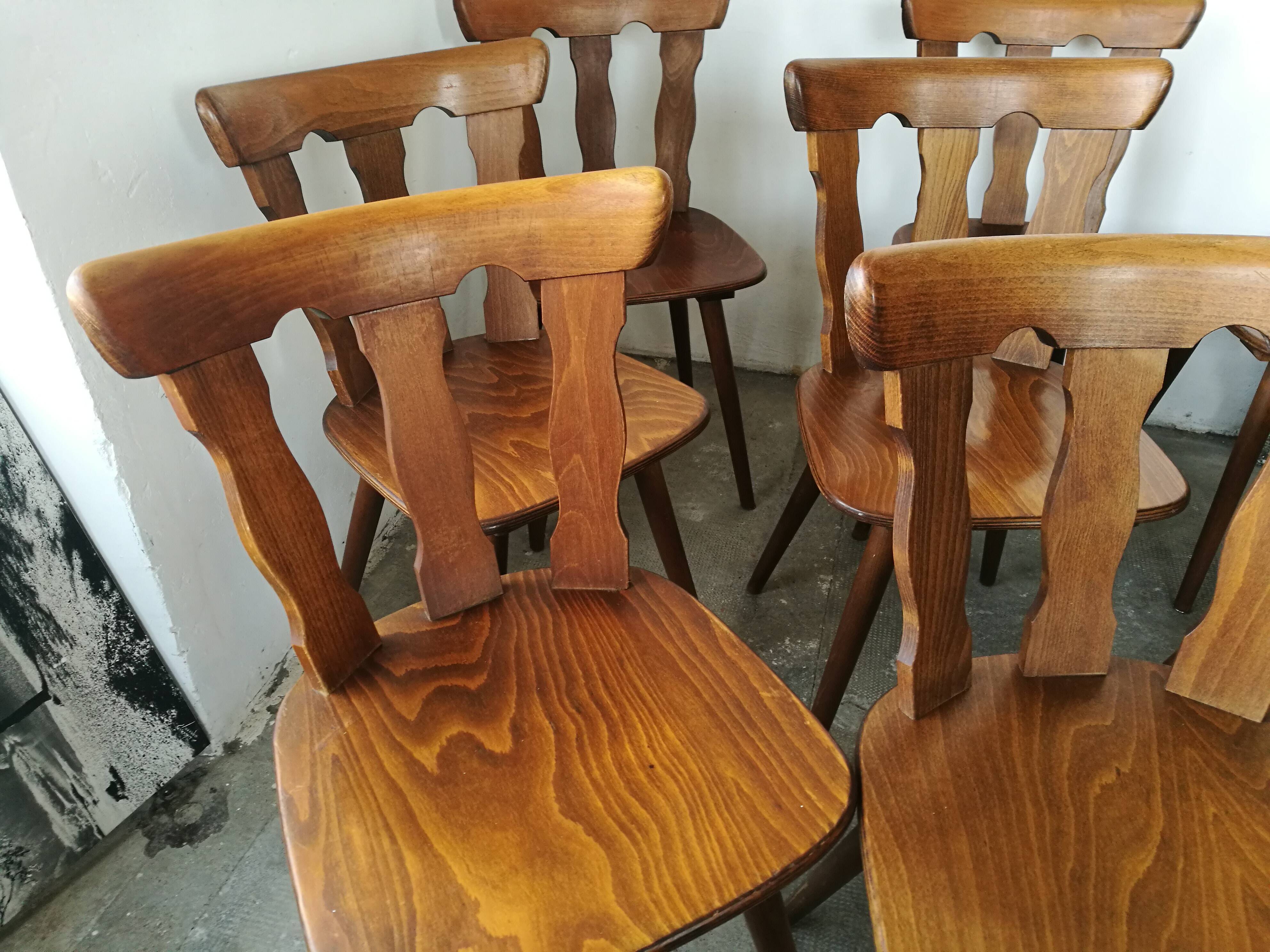Set of 12 bistro chairs