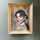 Painting "The Spanish Woman" mid-20th century