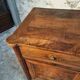 Antique French Walnut Sideboard - 19th Century Buffet with Drawer and Double Doors - Rustic Farmhouse Storage