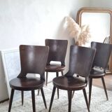 Set of 4 Scandinavian chairs from the 1960s.