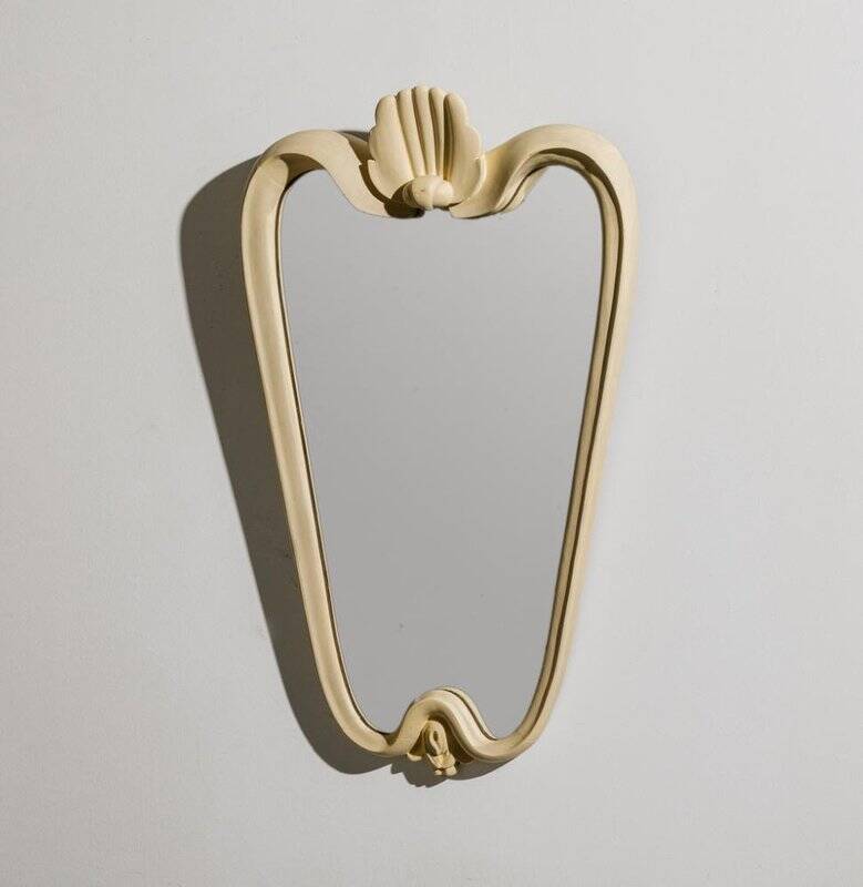 Wall Mirrors in the style of Osvaldo Borsani, Italy, 1950s, Set of 2