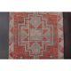1970s Vintage Turkish Hand-Knotted Wool Cotton Red Runner Rug 90x307