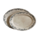 Pair of longchamp earthenware dishes, iron earth,