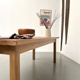 Solid beech farmhouse table