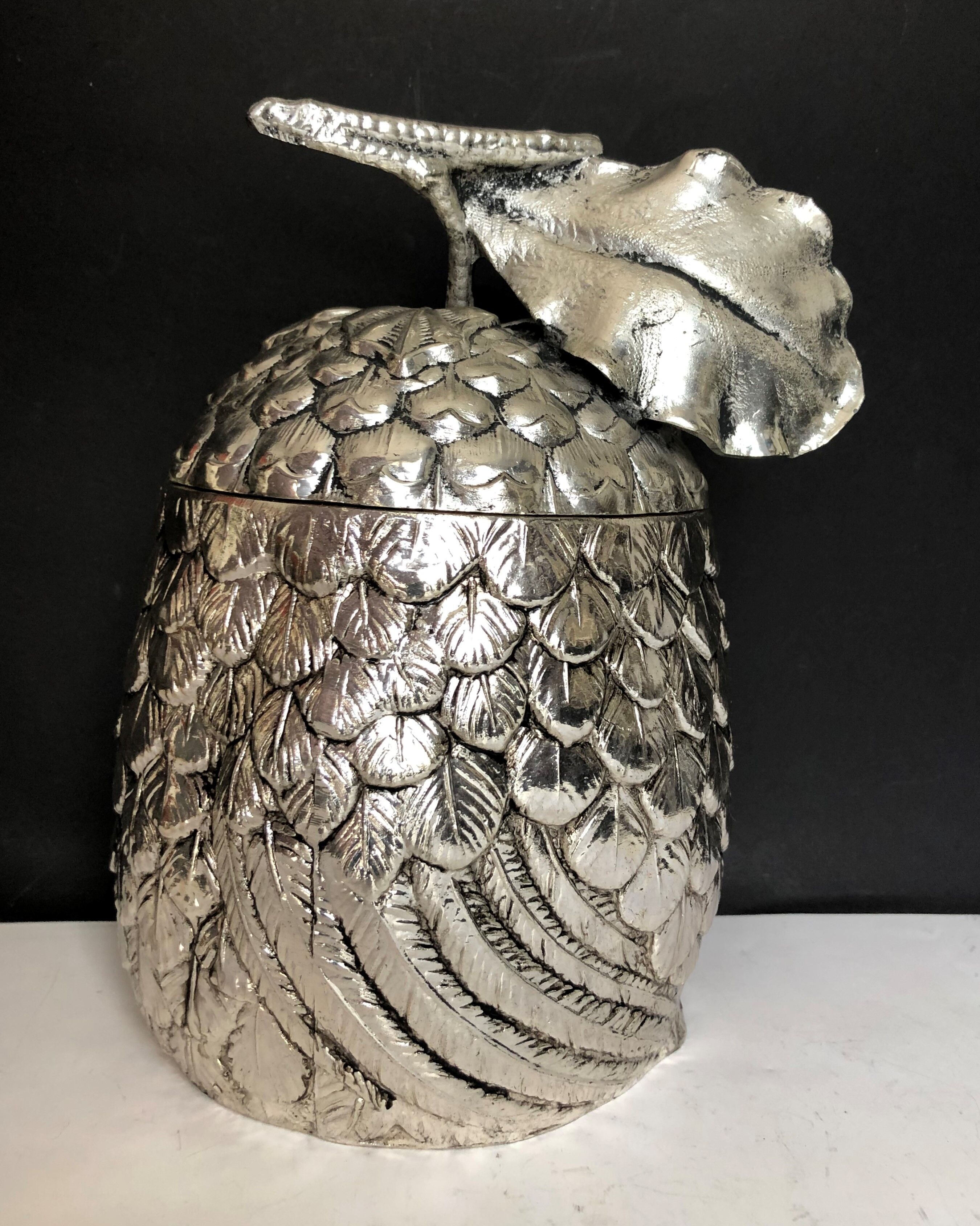 Vintage metal ice bucket