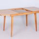 Mid-Century Czech Extendable Table in Beech and Ash attributed to Tatra Pravenec, 1950s