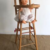 Doll high chair, Antique toy