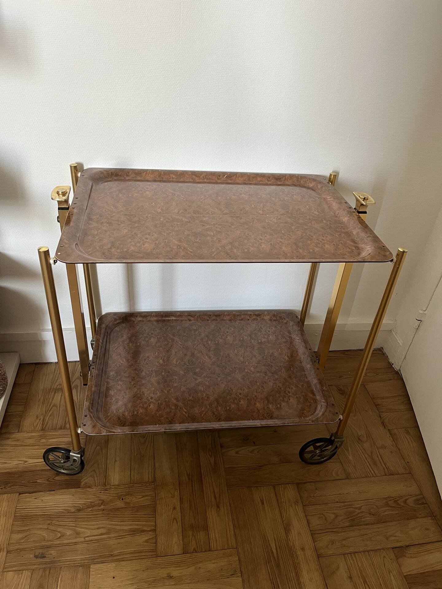 Folding serving table Platax in superb vintage condition.