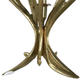 Brass cande holder flowers